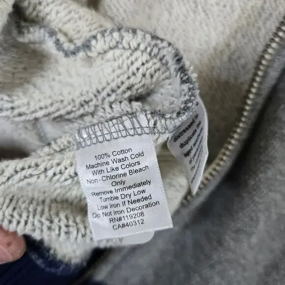 Pittsburgh Penguins Vintage Hockey Full Zip Sweatshirt Mens Large 0844 - Picture 7 of 11